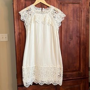 White lace dress Sz M